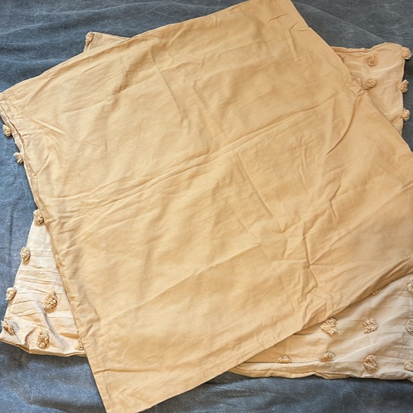 Gold Euro Sham pillow covers - Picture 3 of 4